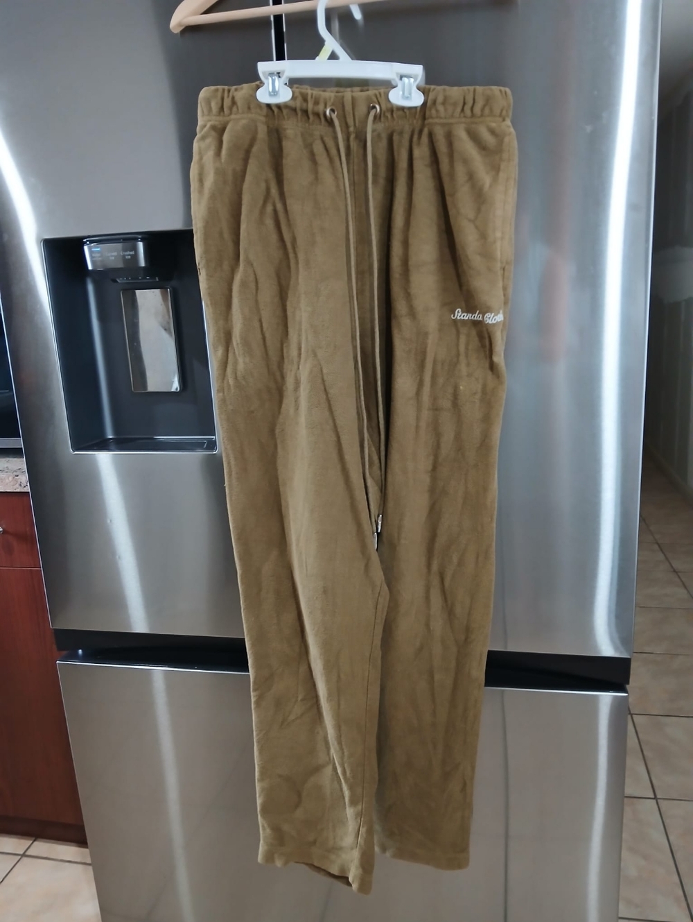 Men's Olive Brown Drawstring Sweatpants